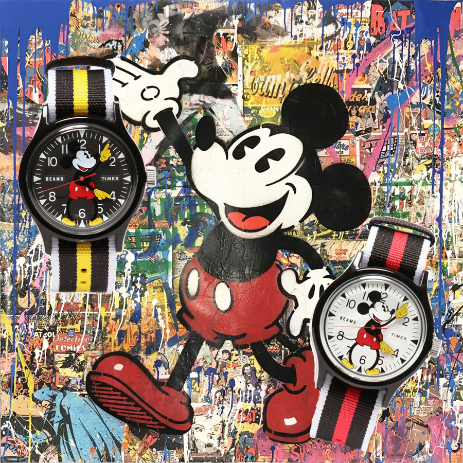 Timex mickey mouse watch 90th online anniversary